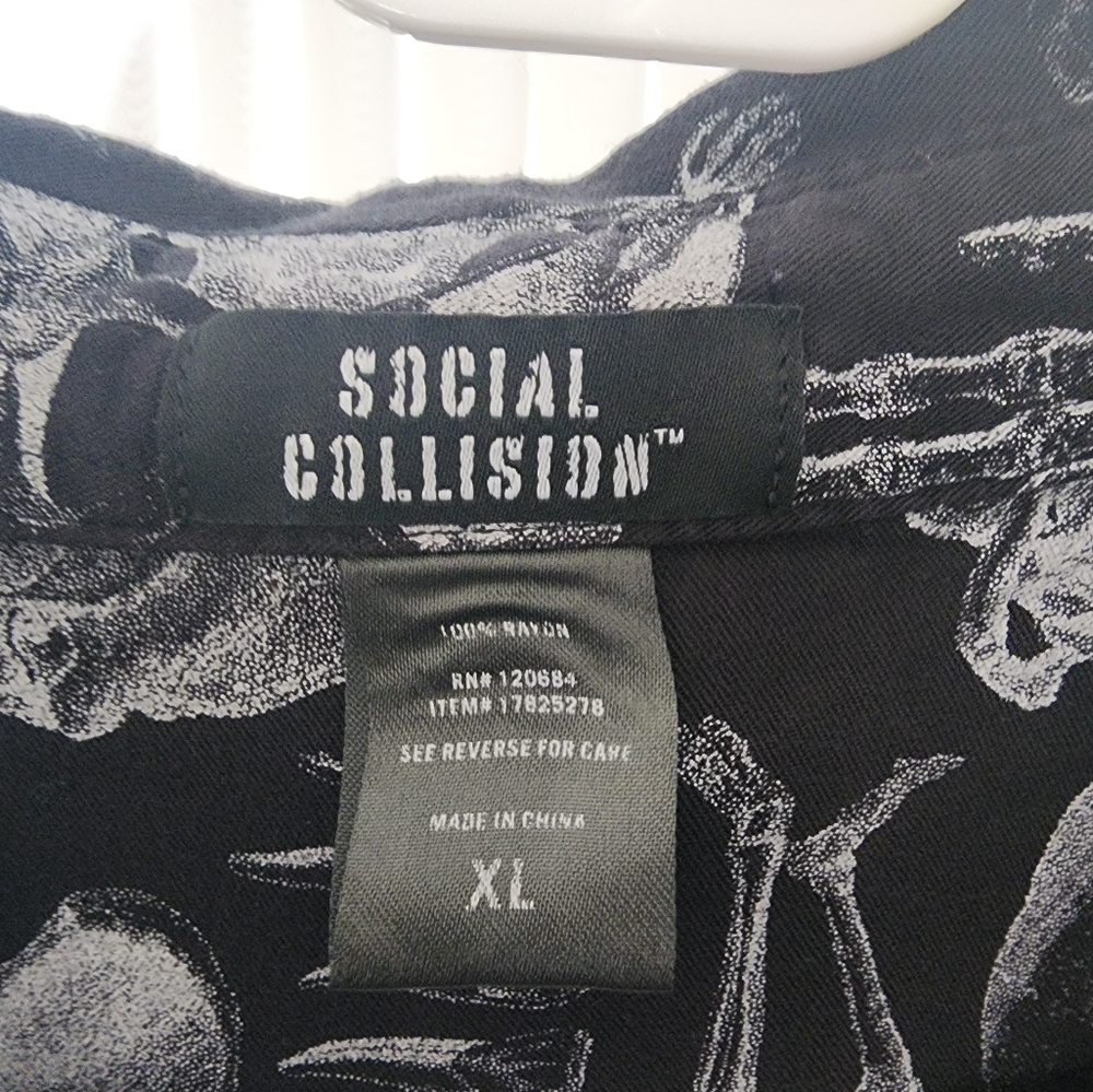 Skeleton Button Up - Picture 2 of 3